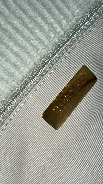 Chanel large Chanel 19 in baby blue