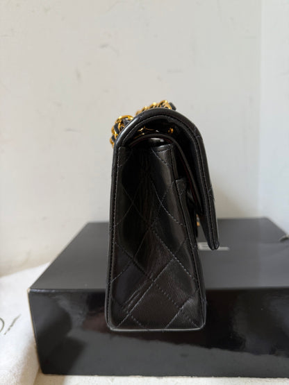 Chanel small classic flap 2 series (1991-1994) box, dustbag, card