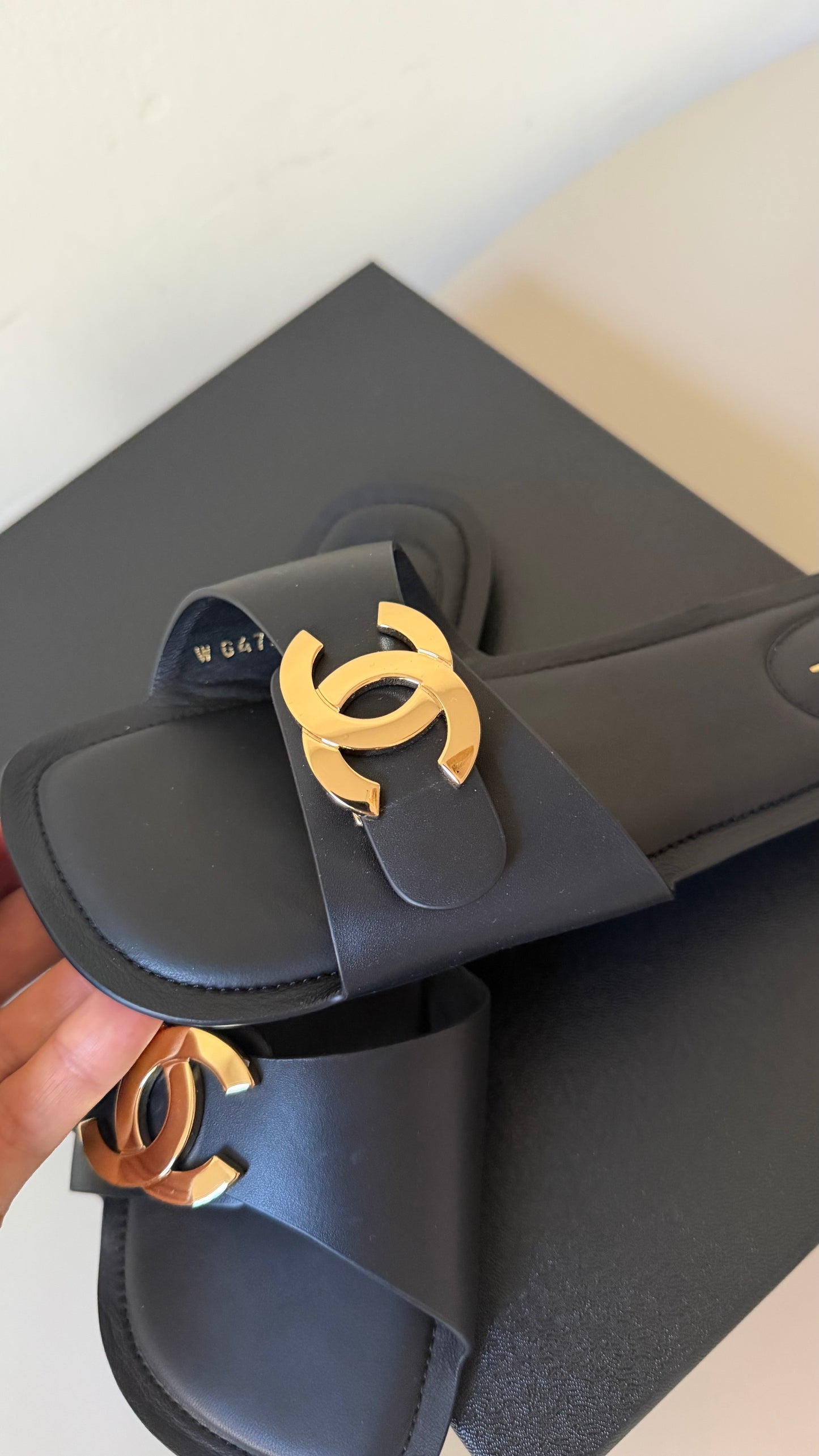 Chanel slipper maat 38.5