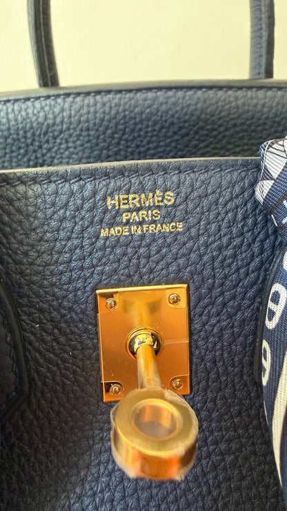 Hermes Birkin 25 blue nuit 2020