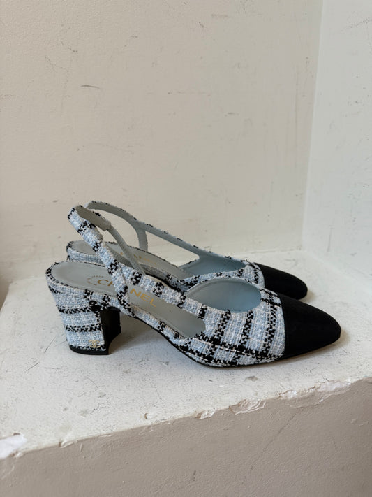 Chanel 2025 cruise slingbacks 39.5