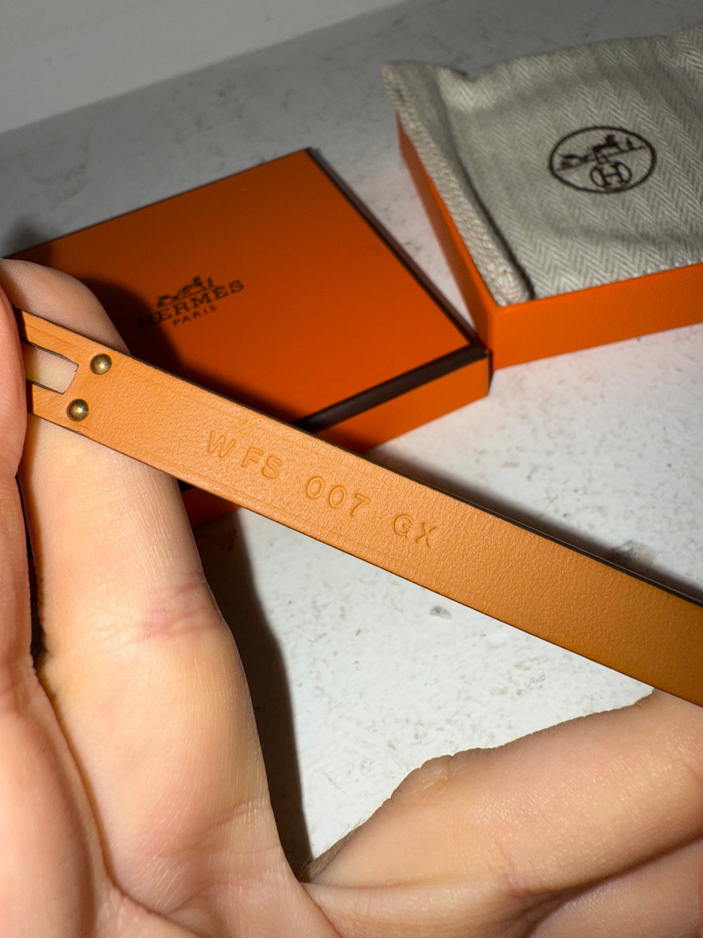 Hermès mini Kelly double tour bracelet