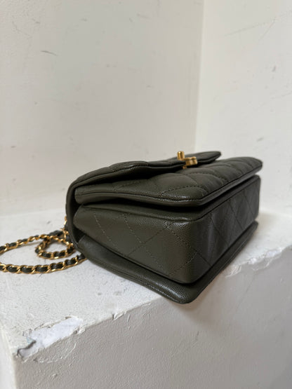 Chanel small single flap bag