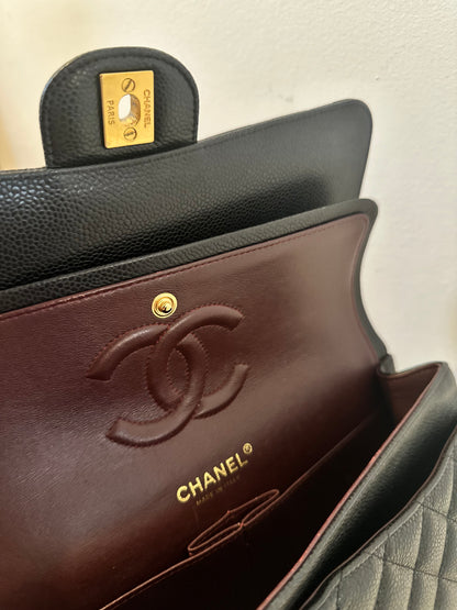 Chanel medium caviar flap bag