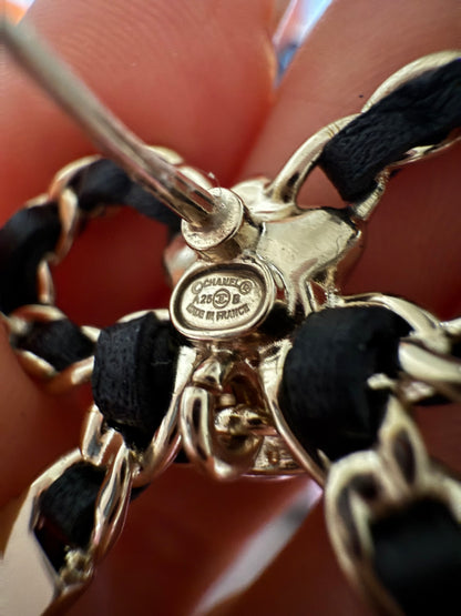 Chanel earrings bowtie