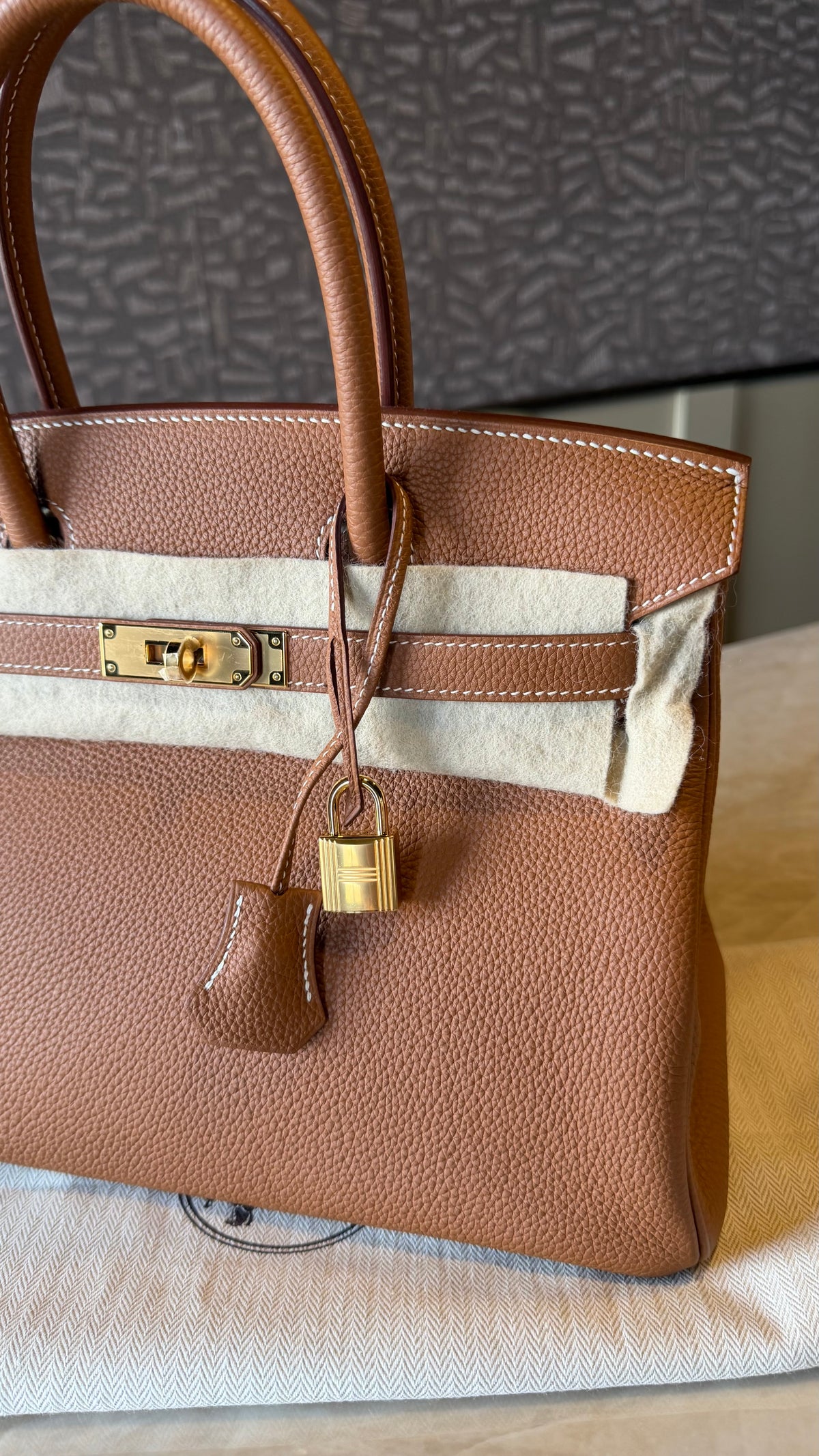 Birkin 30 gold Togo leather gold hardware Z stamp - 2021
