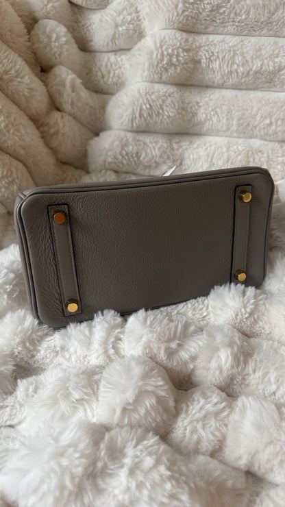 Birkin 25 gris asphalte 2020 dustbag bababebi