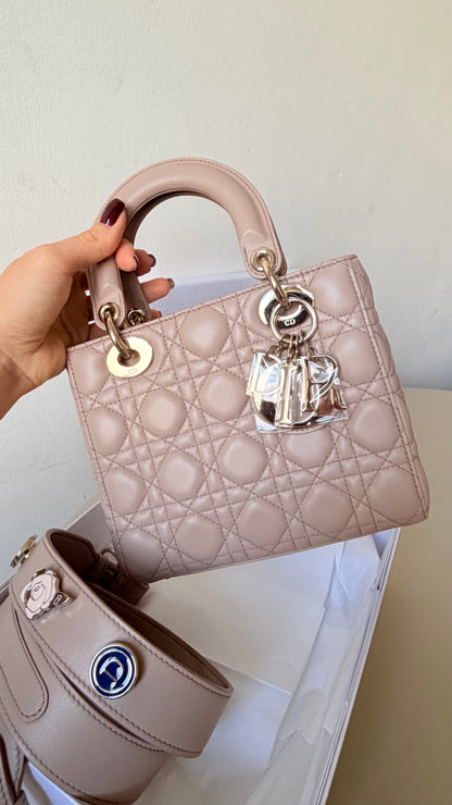 Lady dior small beige brand new