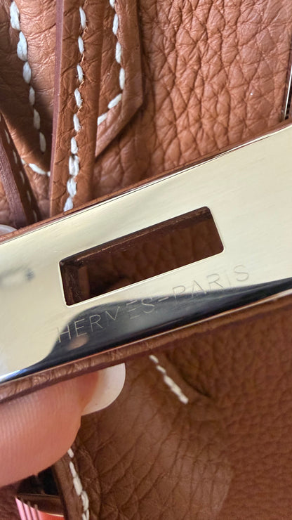 Birkin 30 gold togo palladium hardware stamp K (03/2026 invoice)