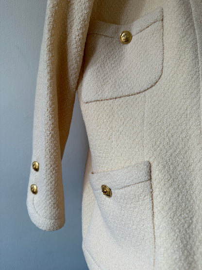 Chanel vintage crème blazer size 36/38