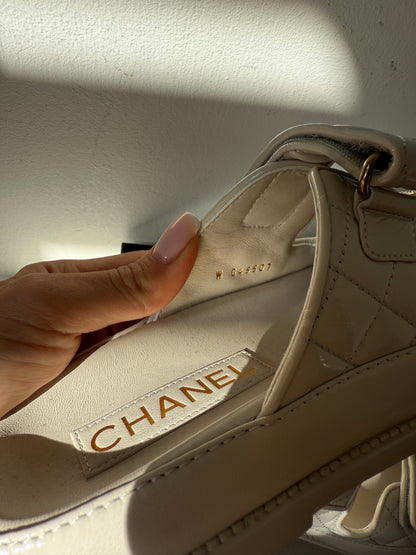 Cream colour beige dad sandal size 37