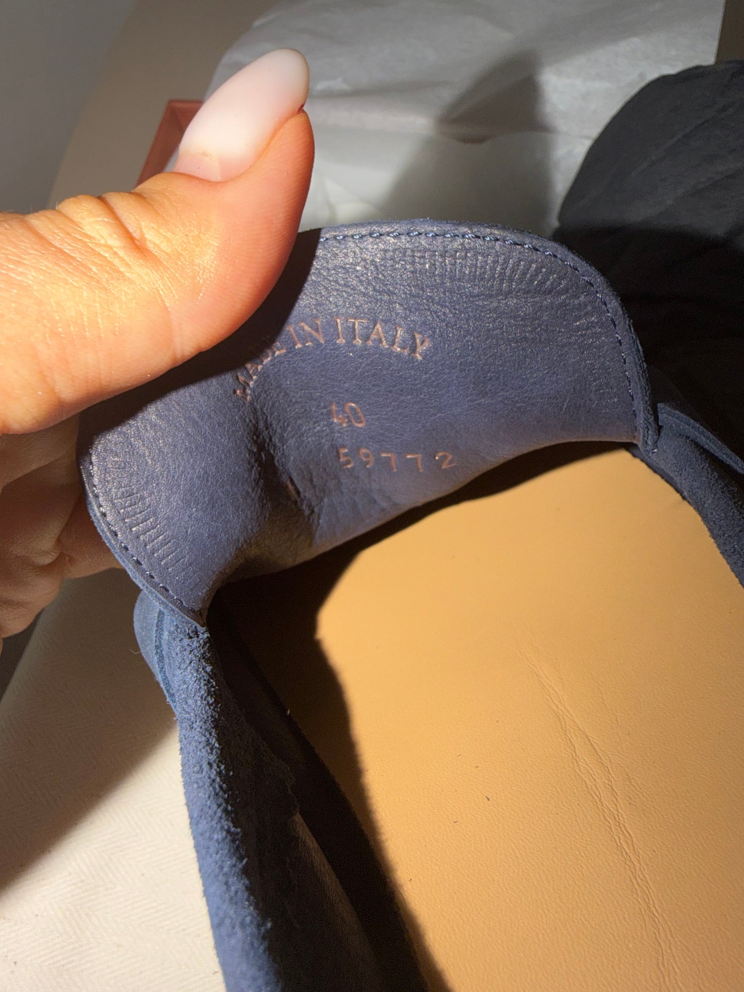 Loro Piana summer charm walk Argo blue melange 40