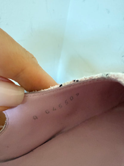 Chanel pink slingbacks 39.5