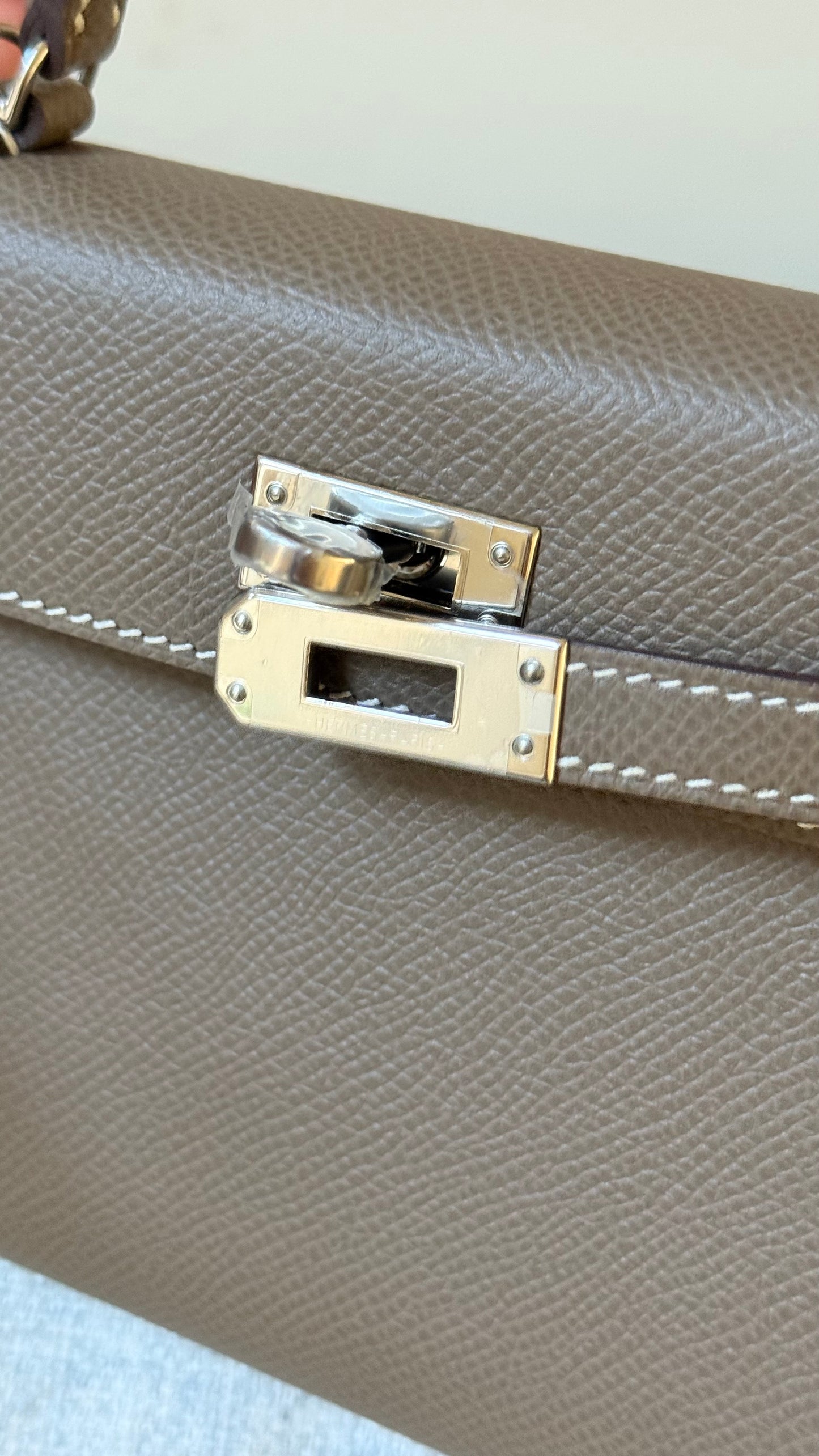 Mini Kelly etoupe D stamp (2020) full set incl invoice