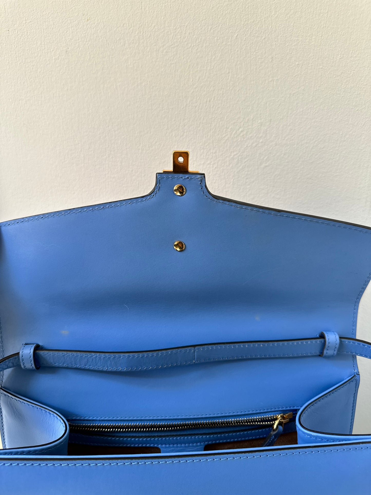 Gucci blue sylvie bag medium size