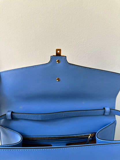 Gucci blue sylvie bag medium size
