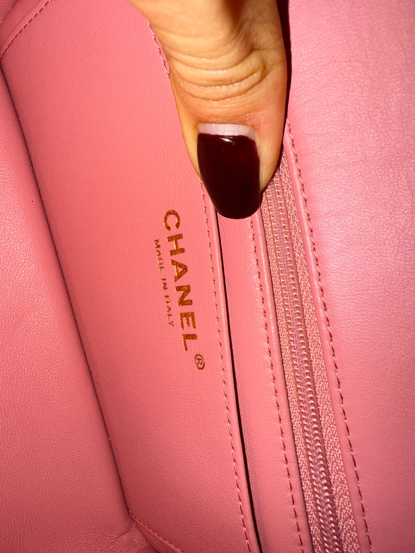 Chanel new mini top handle full set