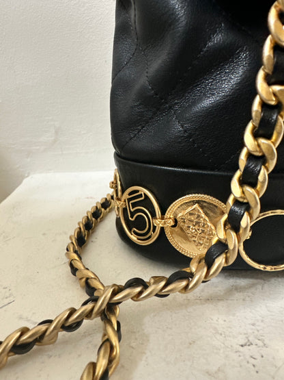 Pre-Owned Chanel Small Backpack – Black Quilted Leather | Timeless Classic
