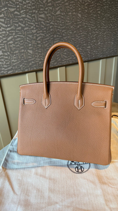 Birkin 30 gold Togo gold hardware Z stamp (2021)