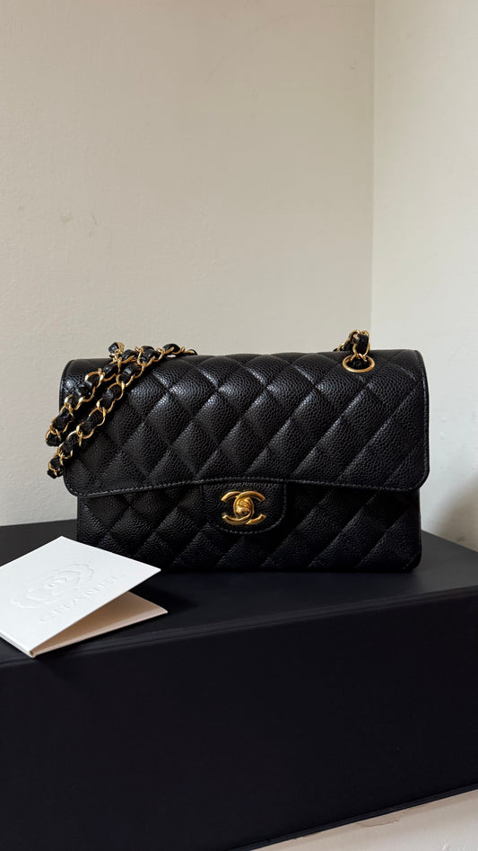 Small 2022 caviar double flap