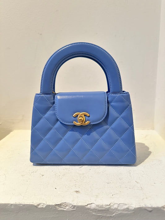 Chanel nano Kelly in blue 2024