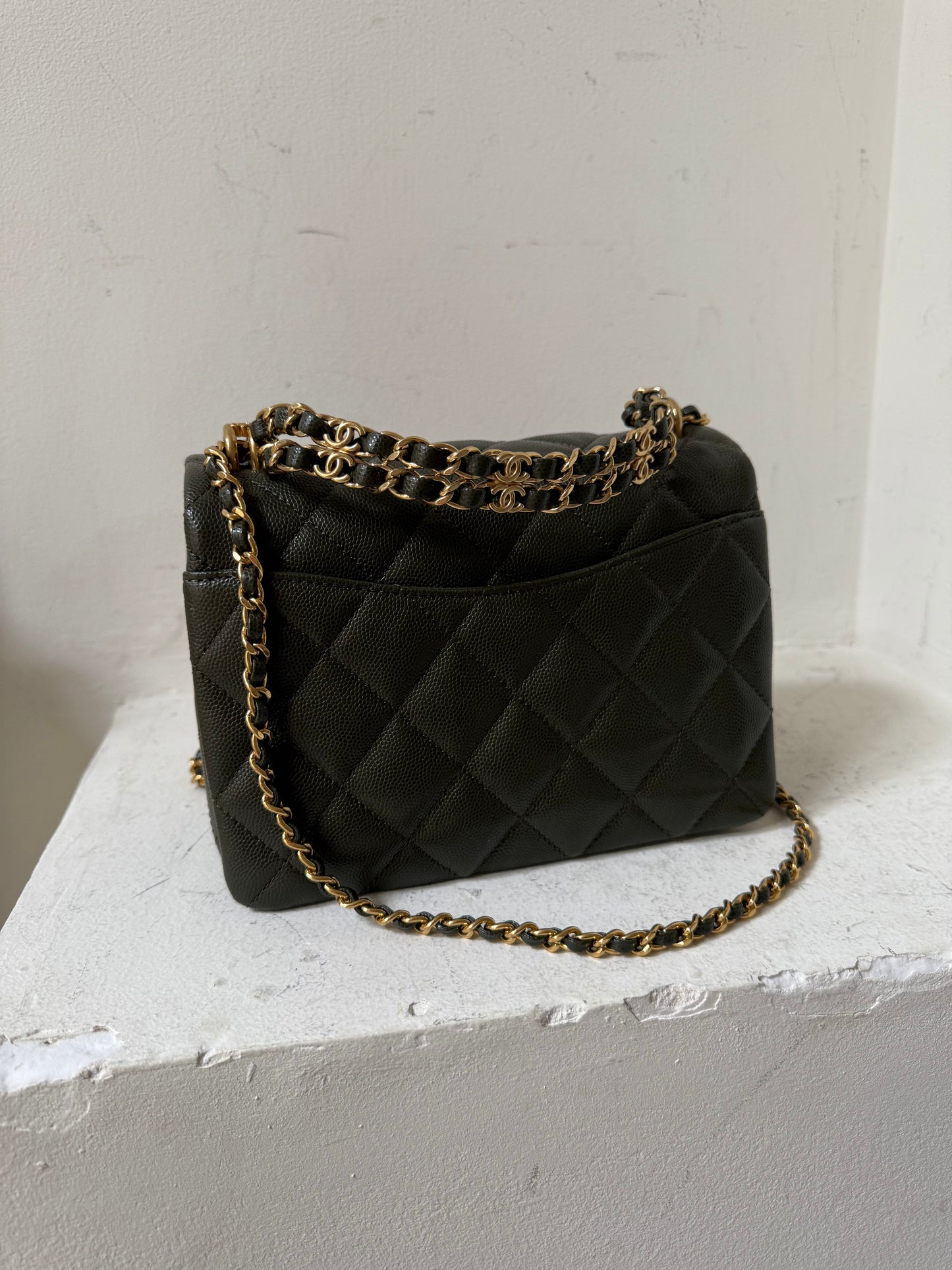 Chanel small single flap bag