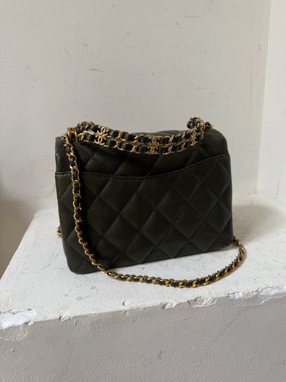 Chanel small single flap bag