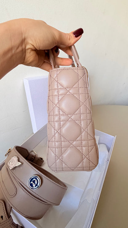 Lady dior small beige brand new
