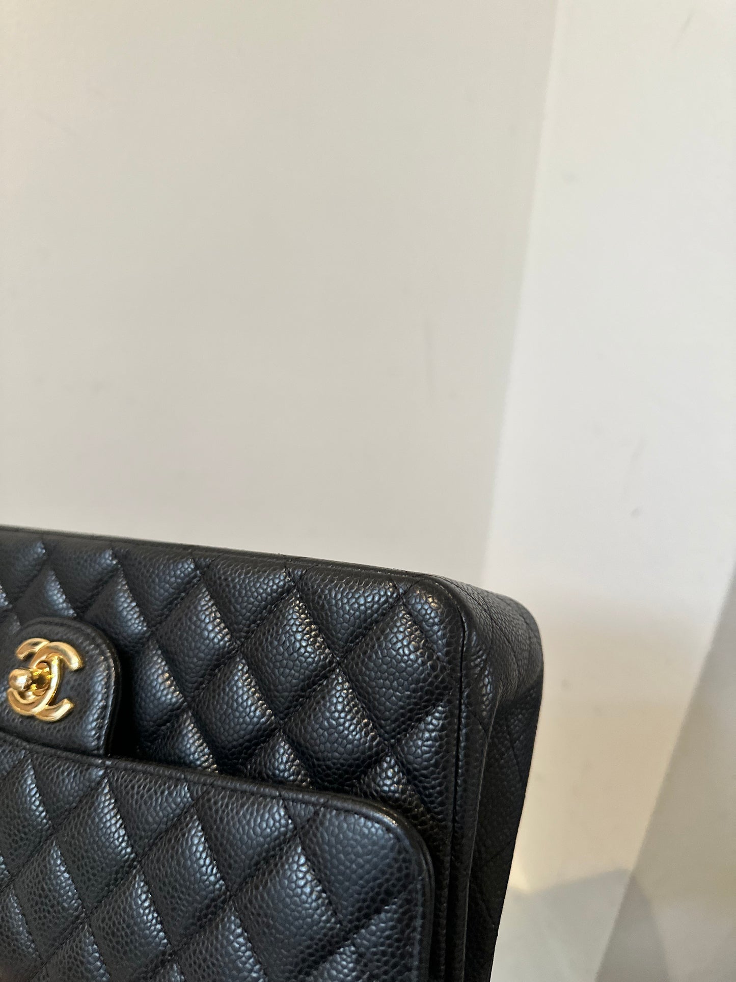 Chanel medium caviar flap bag