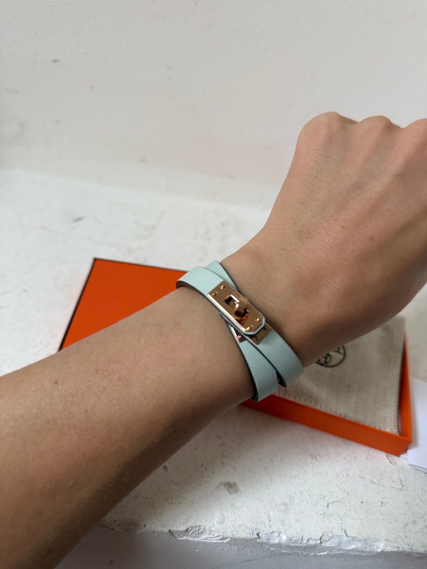 Hermès mini Kelly double tour bracelet