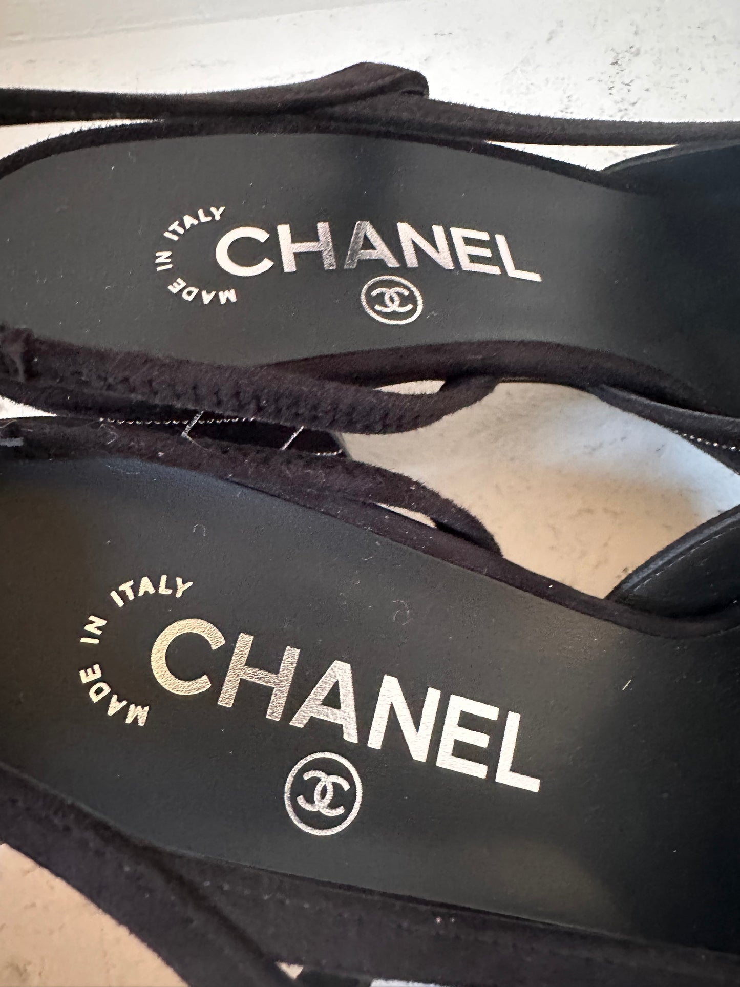 Chanel 2024 slingback heels 39