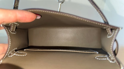 Mini Kelly etoupe D stamp (2020) full set incl invoice