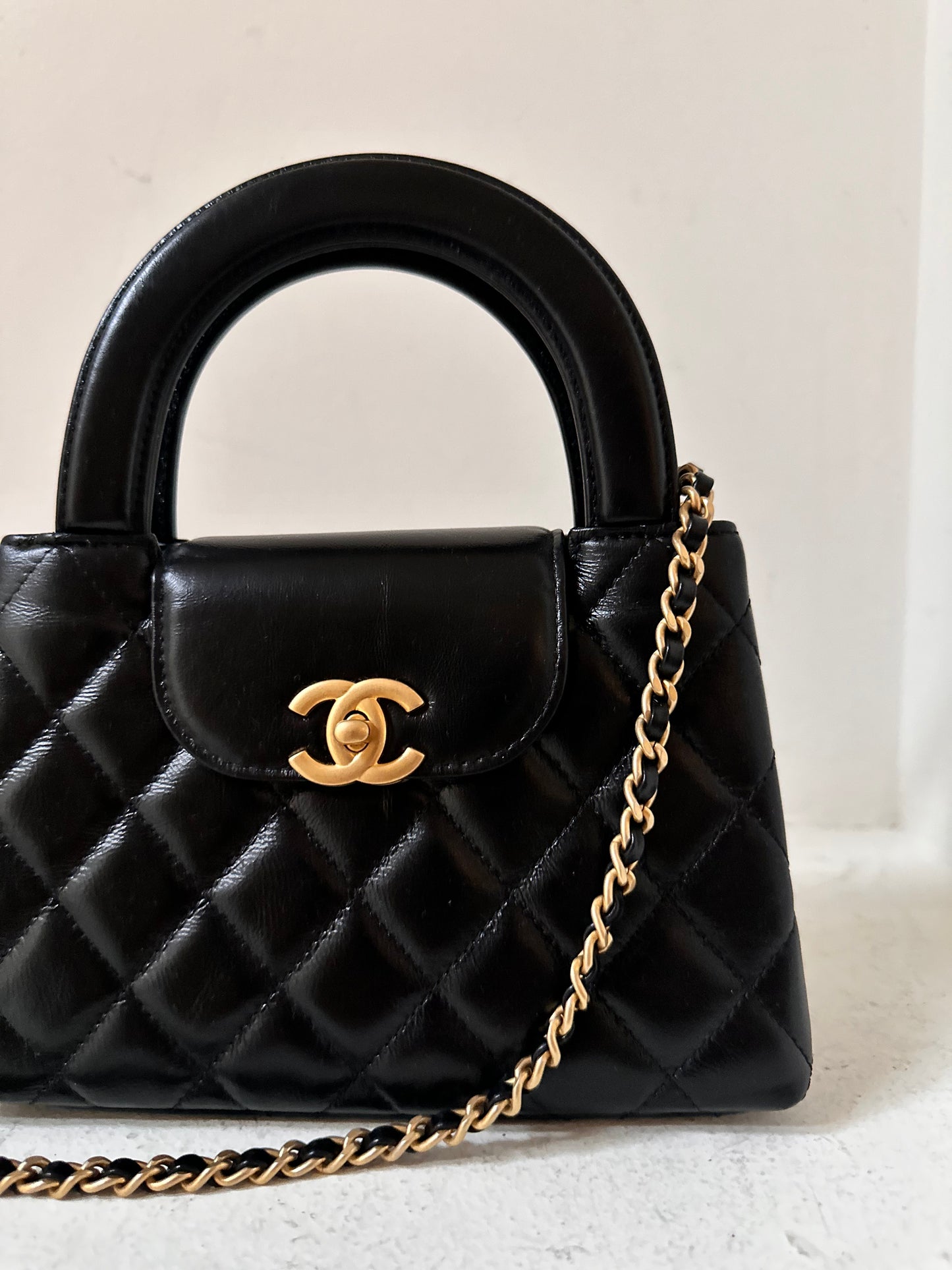 Chanel Kelly nano in black colour