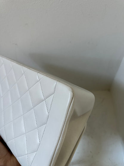 Chanel Diana white medium flap bag