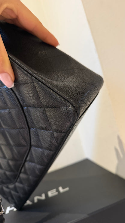 Chanel maxi flap caviar 15 series