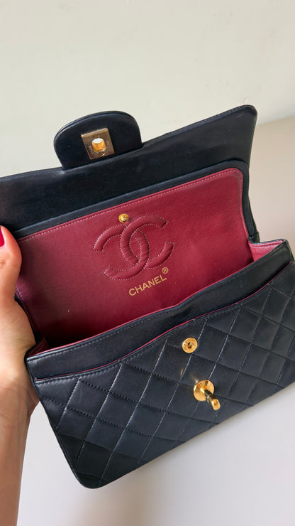 Chanel small black vintage flapbag