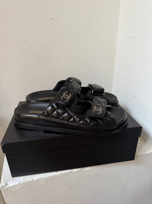Chanel 2025 dad sandals size 38.5 new