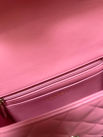 Chanel new mini top handle full set