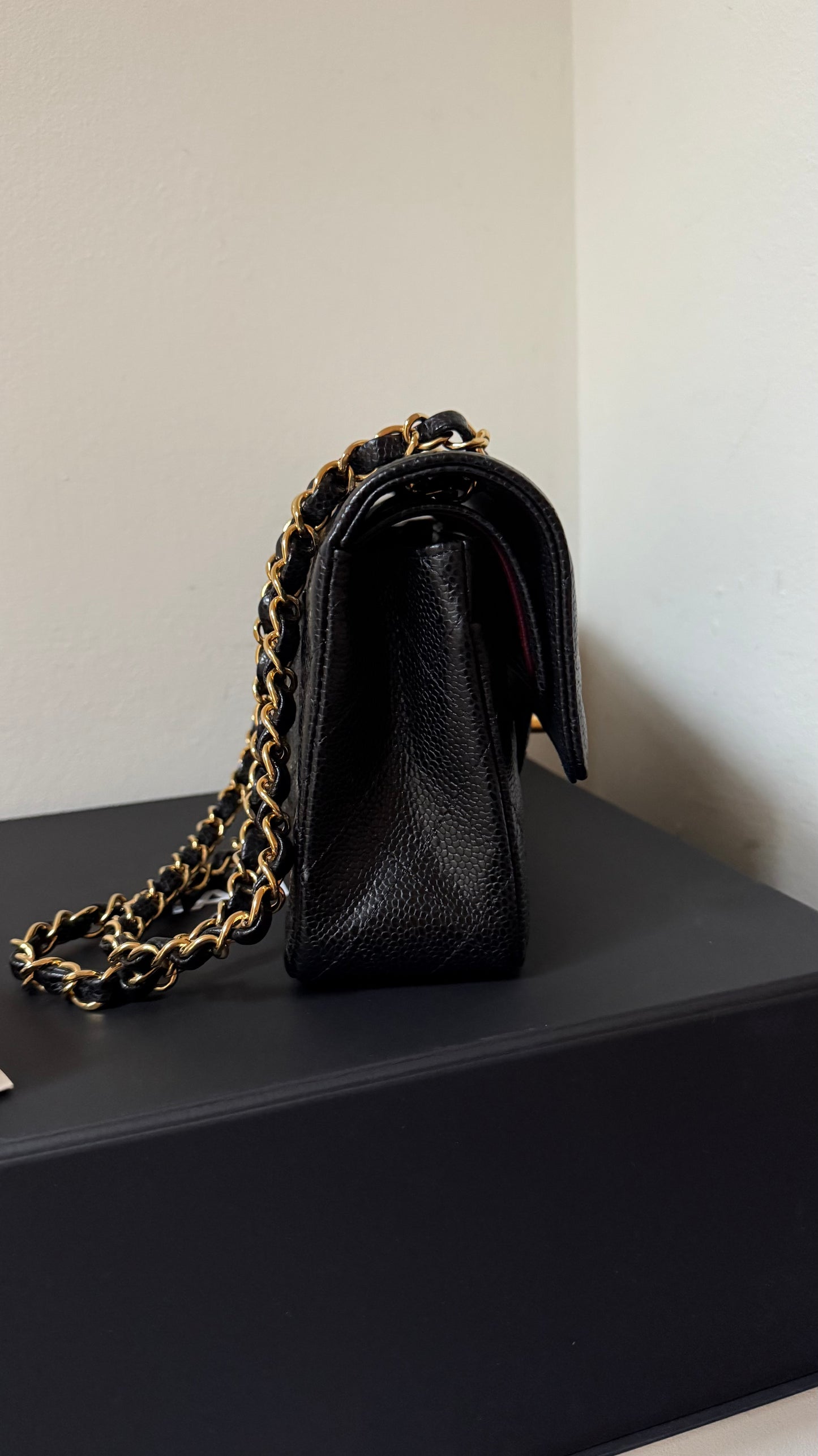 Small 2022 caviar double flap