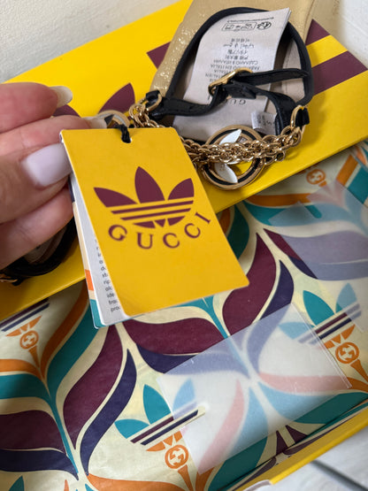 Gucci X Adidas gold gloves