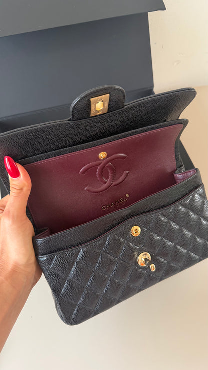 Chanel small caviar 2025 full set with invoice