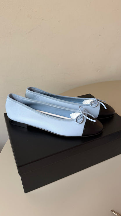 Chanel ballerina blue 39