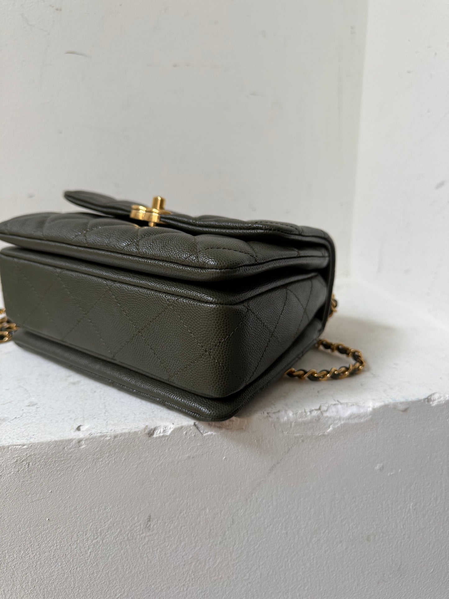 Chanel small single flap bag
