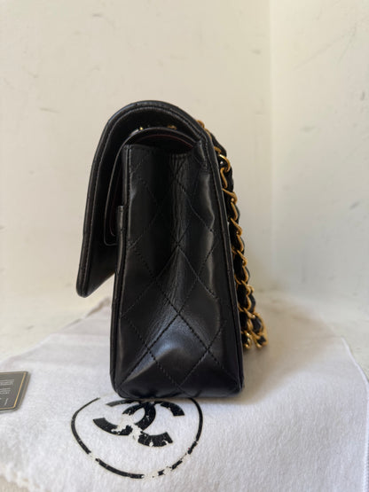 Chanel medium black lambskin 3 series (1997-1999)