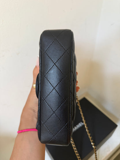 Chanel black lambskin mini 2024