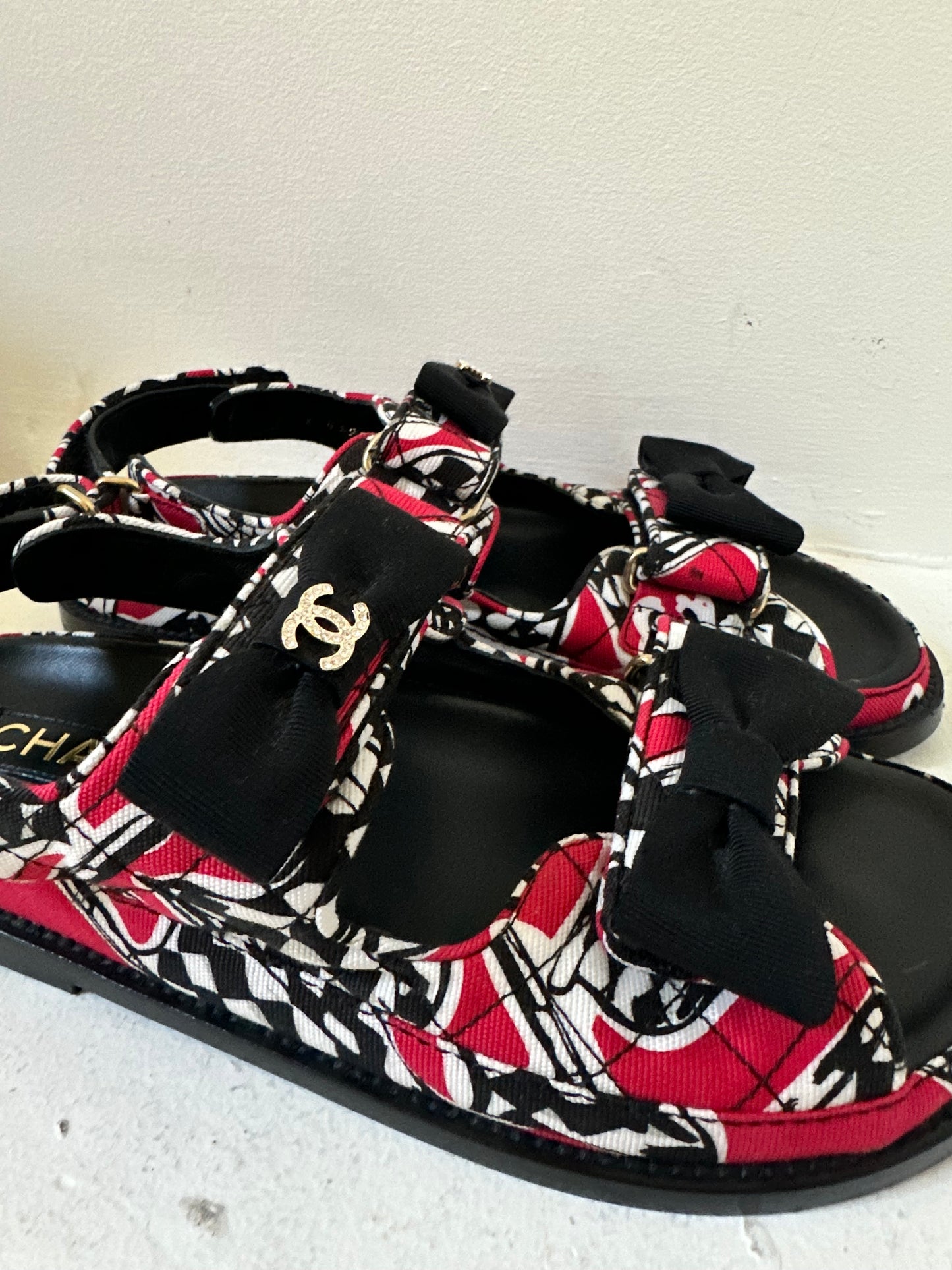 Chanel dad sandals size 38
