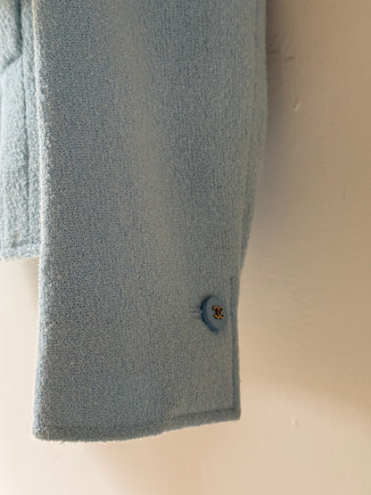 Chanel blue vintage blazer size 38 FR