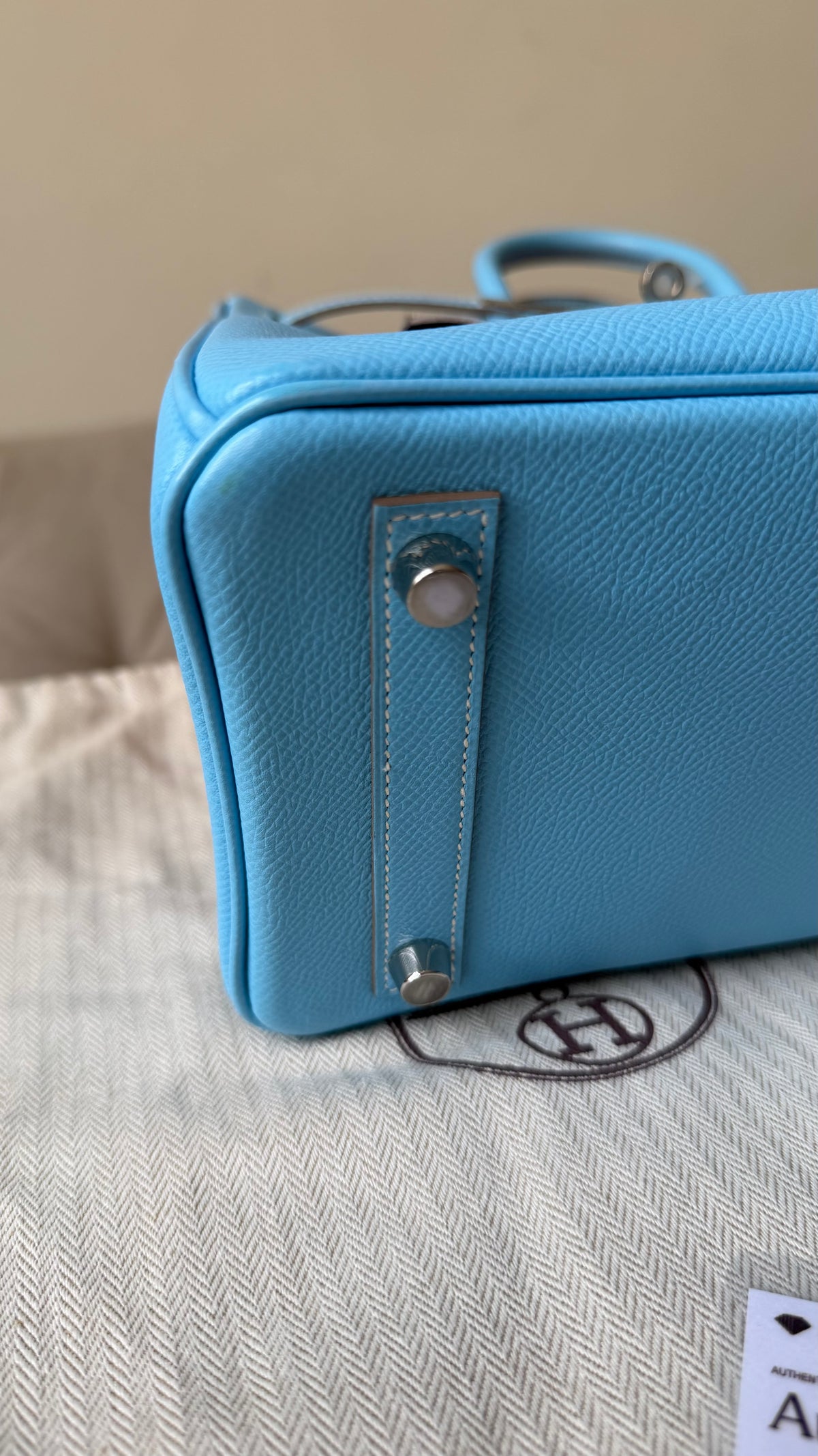 Hermes Birkin 25 blue Candy epsom - limited edition 2011