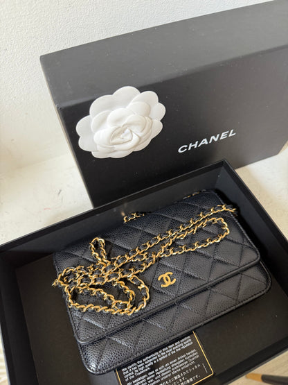 Chanel wallet on chain caviar 24 serie