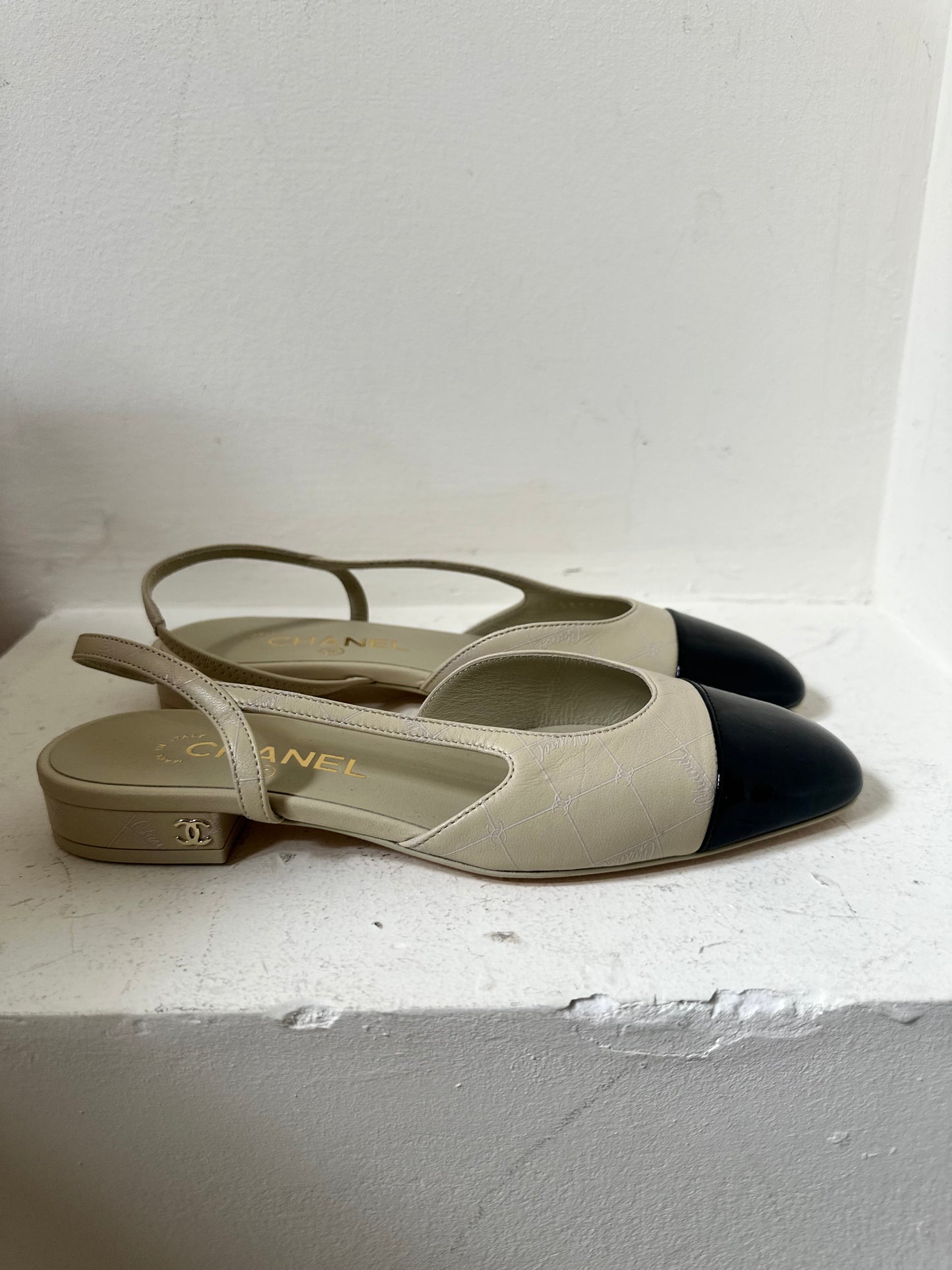 Chanel slingbacks size 36.5 new